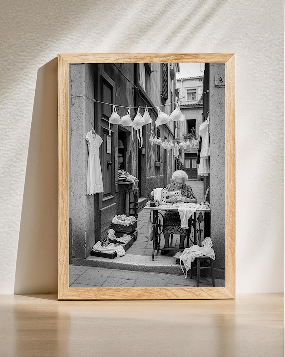 Vintage Italy Street Photography Art Print