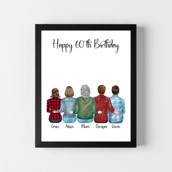 Happy 60th Birthday Gift Personalized Mom Gifts For Ideas