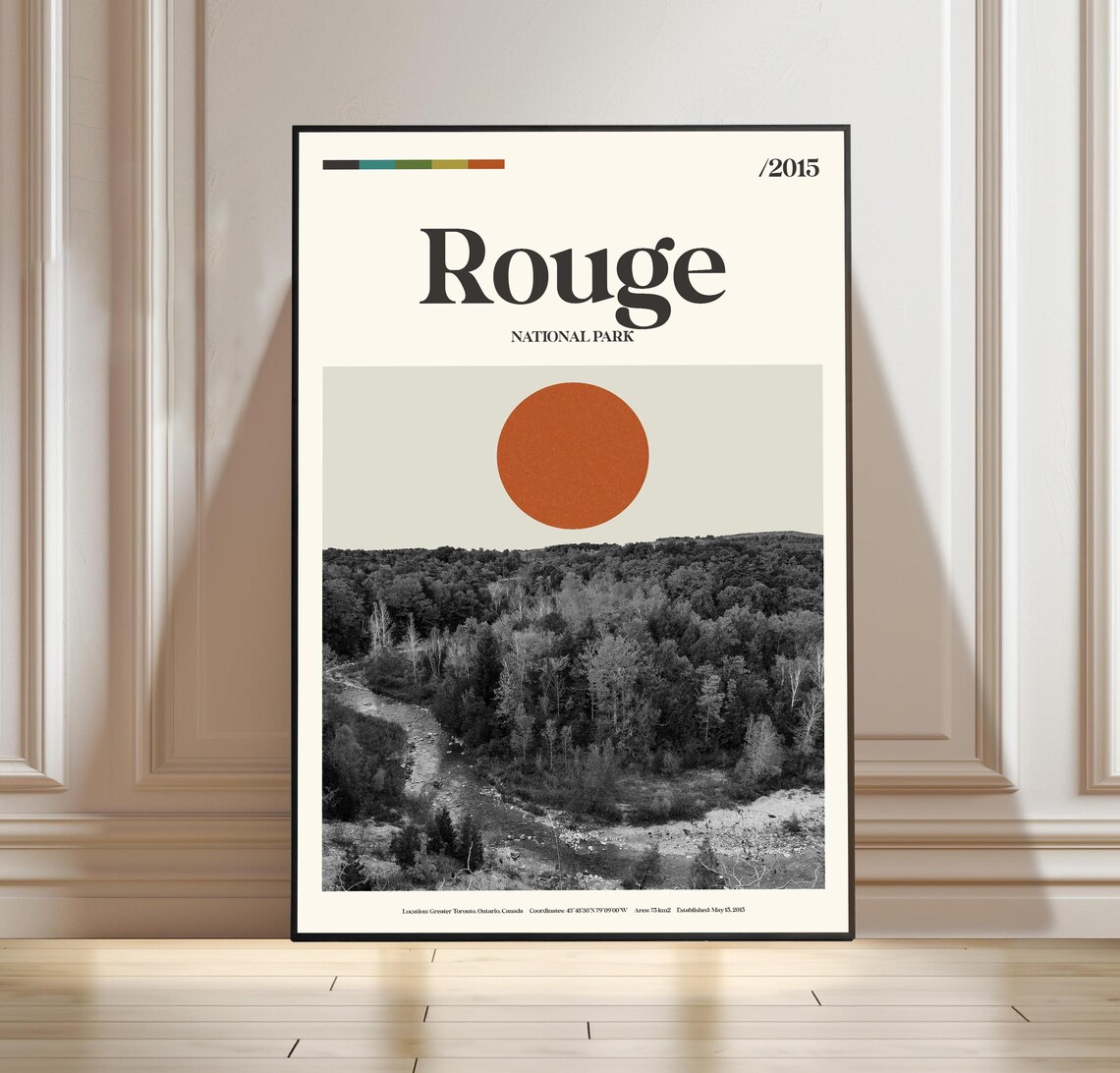 Rouge National Park Greater Toronto Ontario Canada Travel Poster