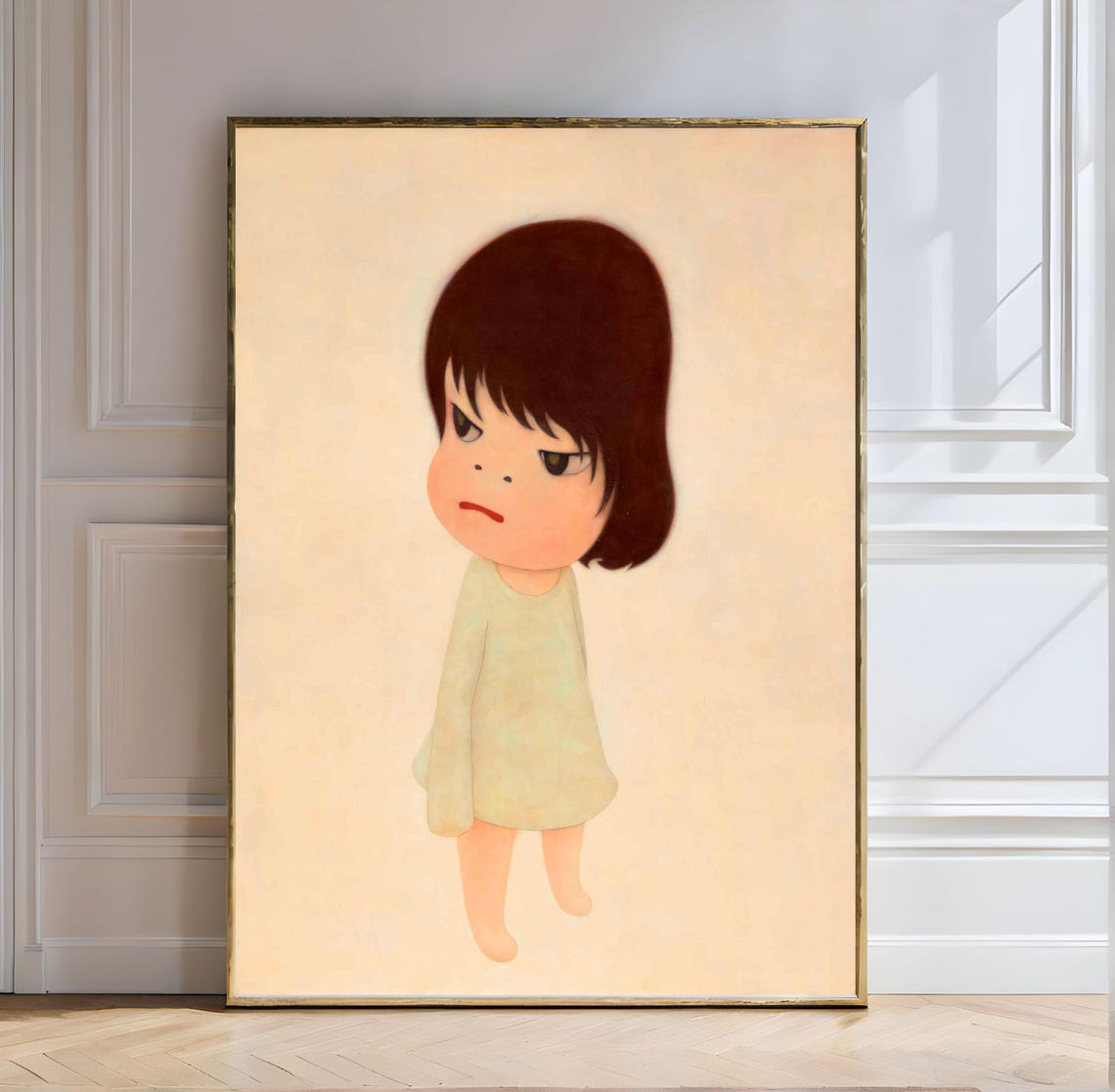 Yoshitomo Nara Missing In Action Defiant Pouting Girl Poster