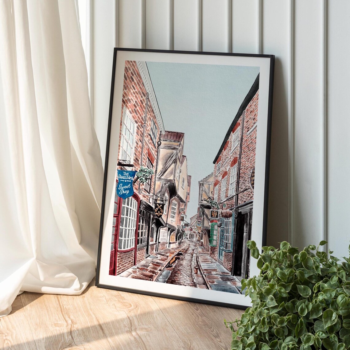 The Shambles York Cityscape, England Art Print - Image 2