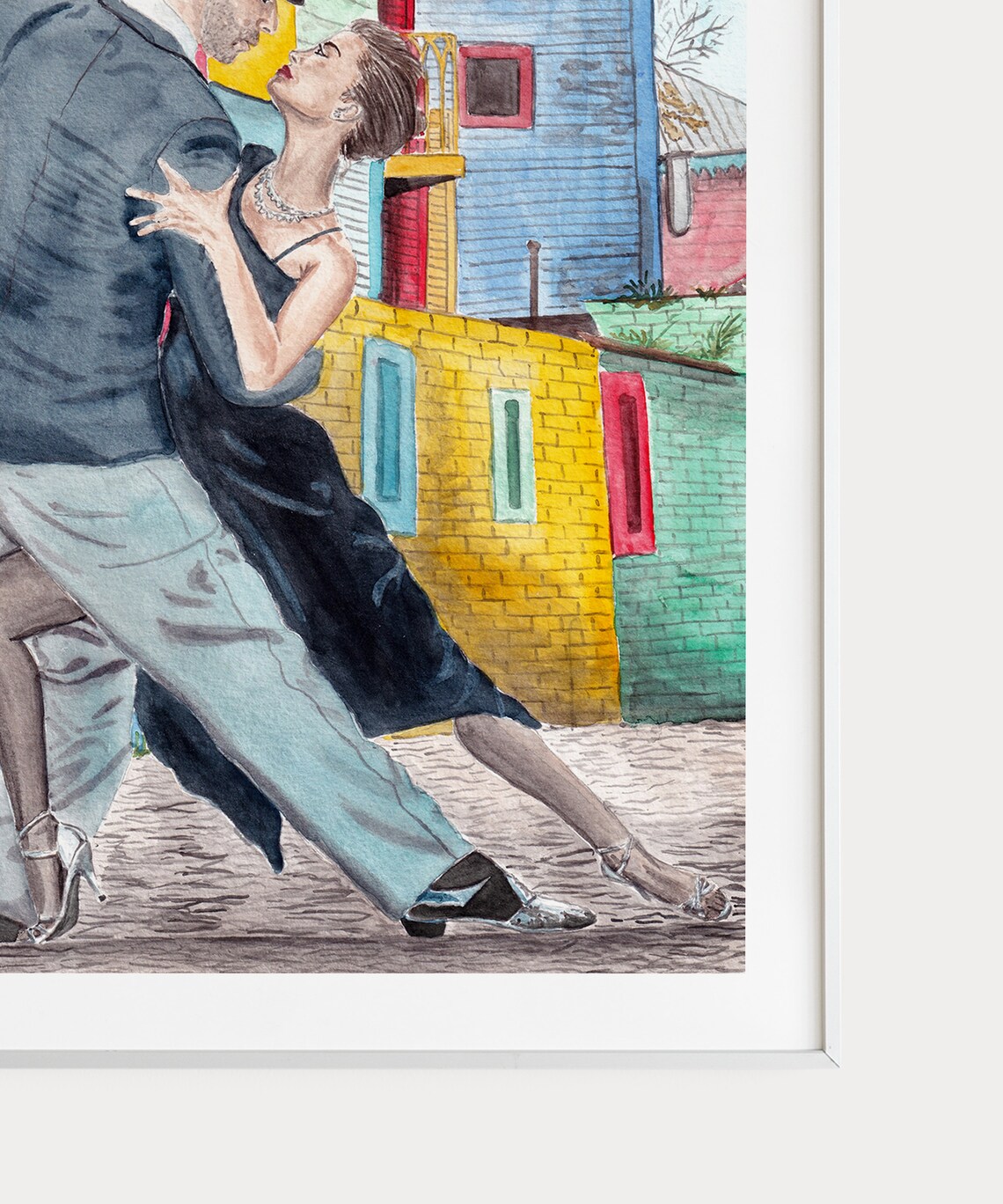 La Boca Buenos Aires Argentina Tango Dancers Art Print - Image 2