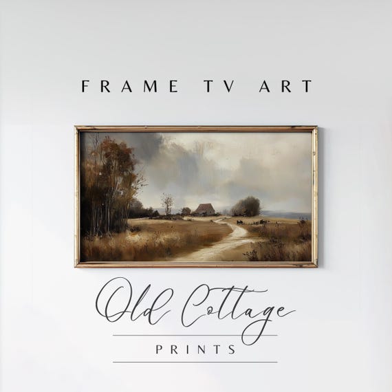 Frame Tv Cottage Art Rustic Journey Artwork For Frame Tv Countryside Farmhouse Art Farmhouse Wall Decor Frame Tv