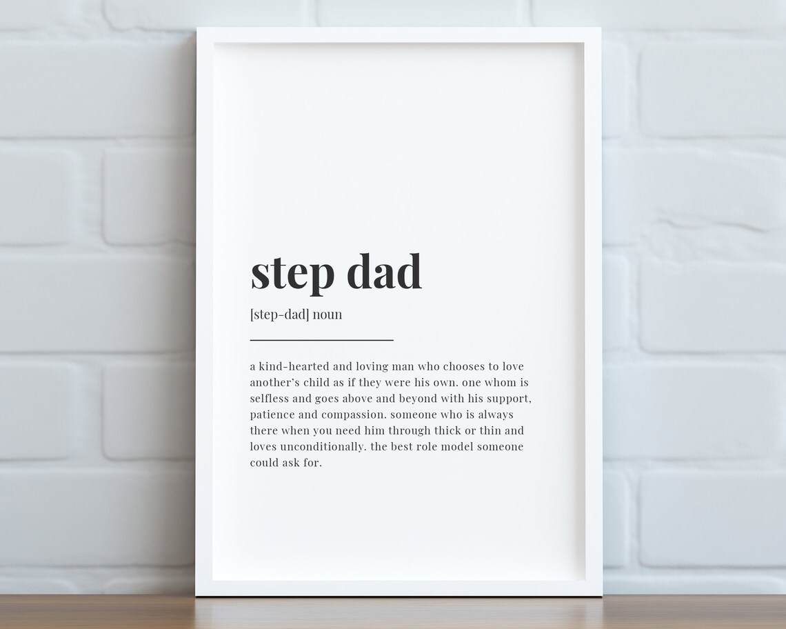 Step Dad Definition Meaning, Gift For Step Dad - Image 2