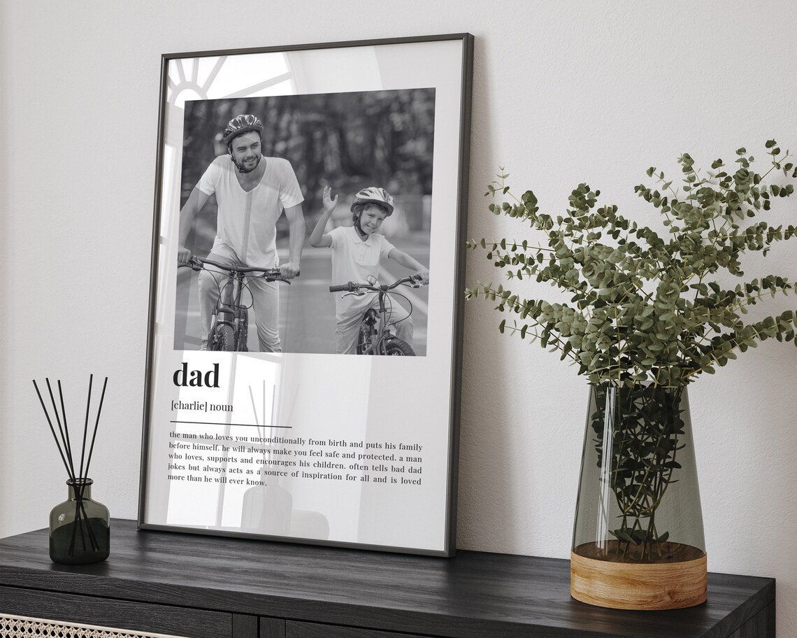 Dad Definition - Personalized Quote Art - Image 3