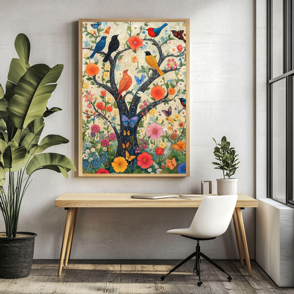 Whimsical Garden, Cottagecore Botanical Art Print - Image 3