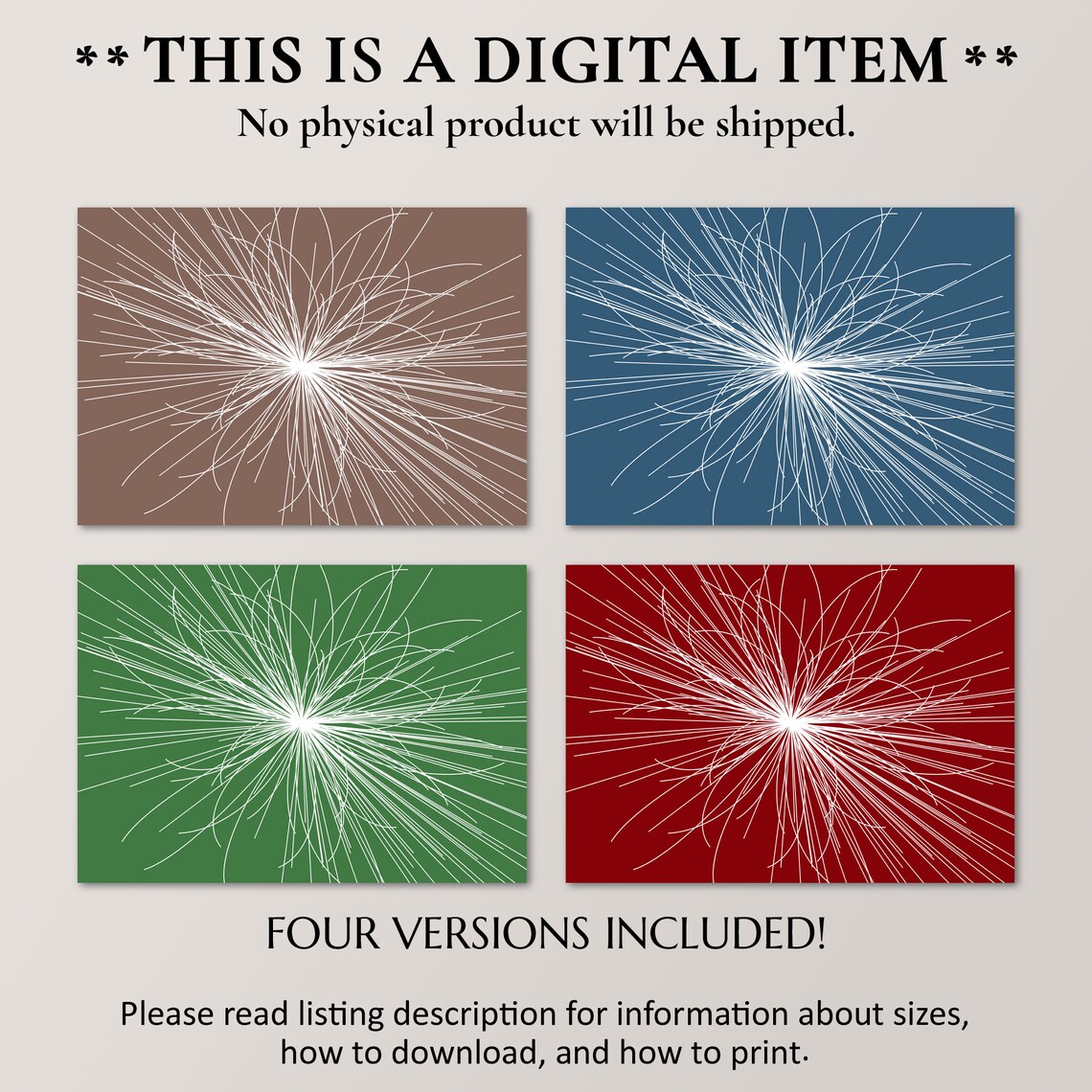 Particle Collision Physics Illustration, Abstract Science Art - Image 2
