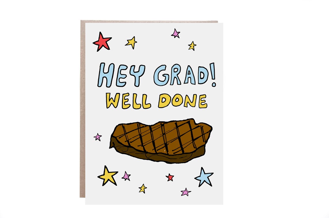 Funny Graduation Card, Well Done