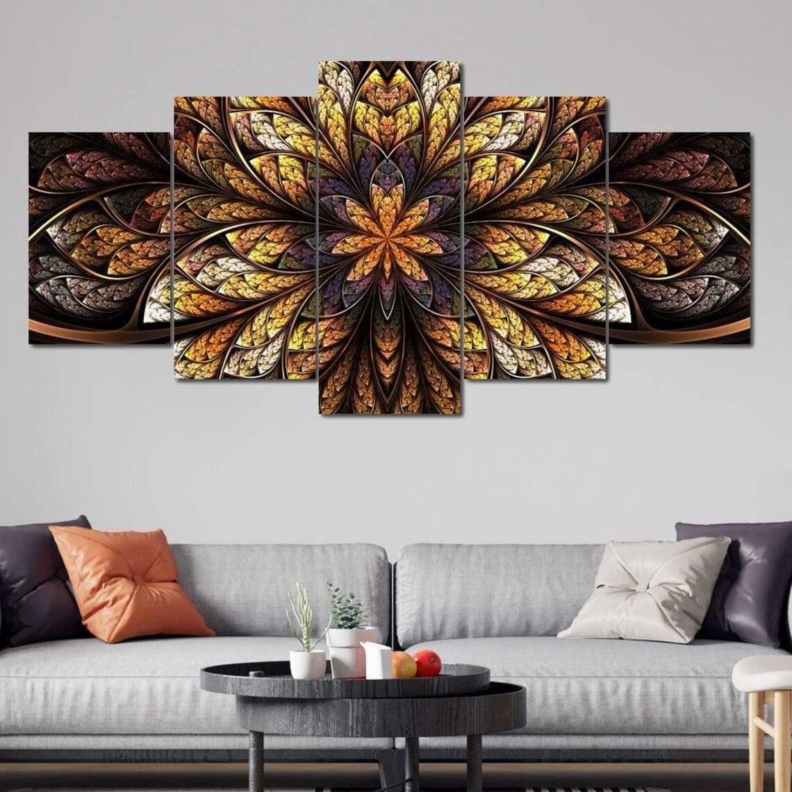 Fractal Flower, Botanical Floral Art Print