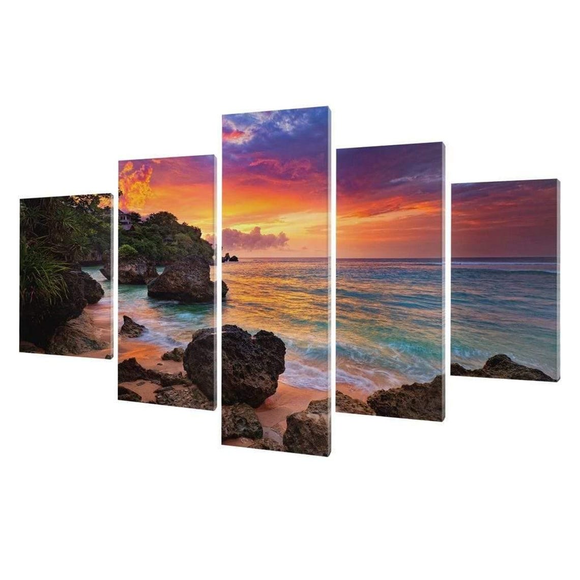 Sunset Beach Romance, Coastal Art Print - Image 2