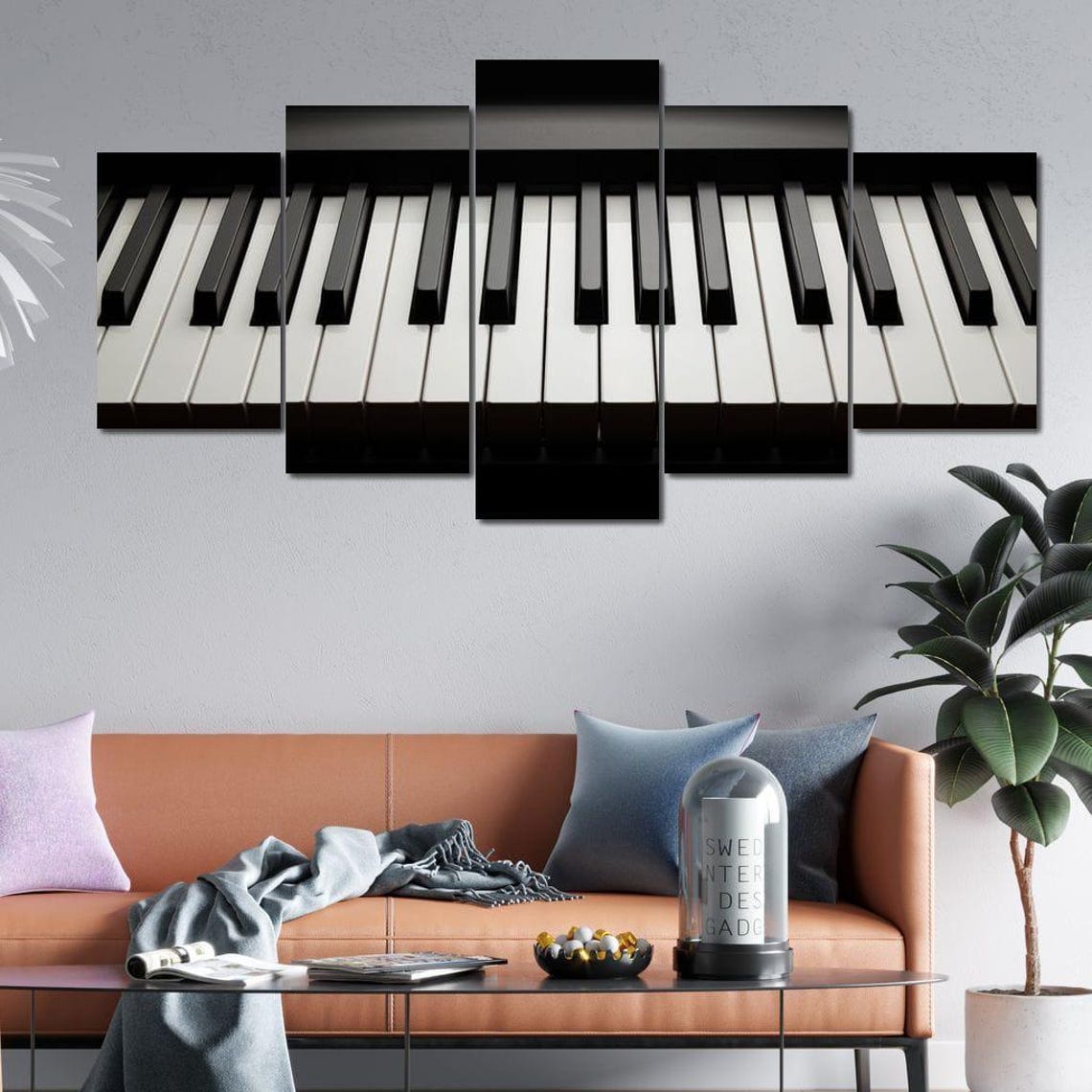 Piano Keyboard, Music Art Print - Image 3