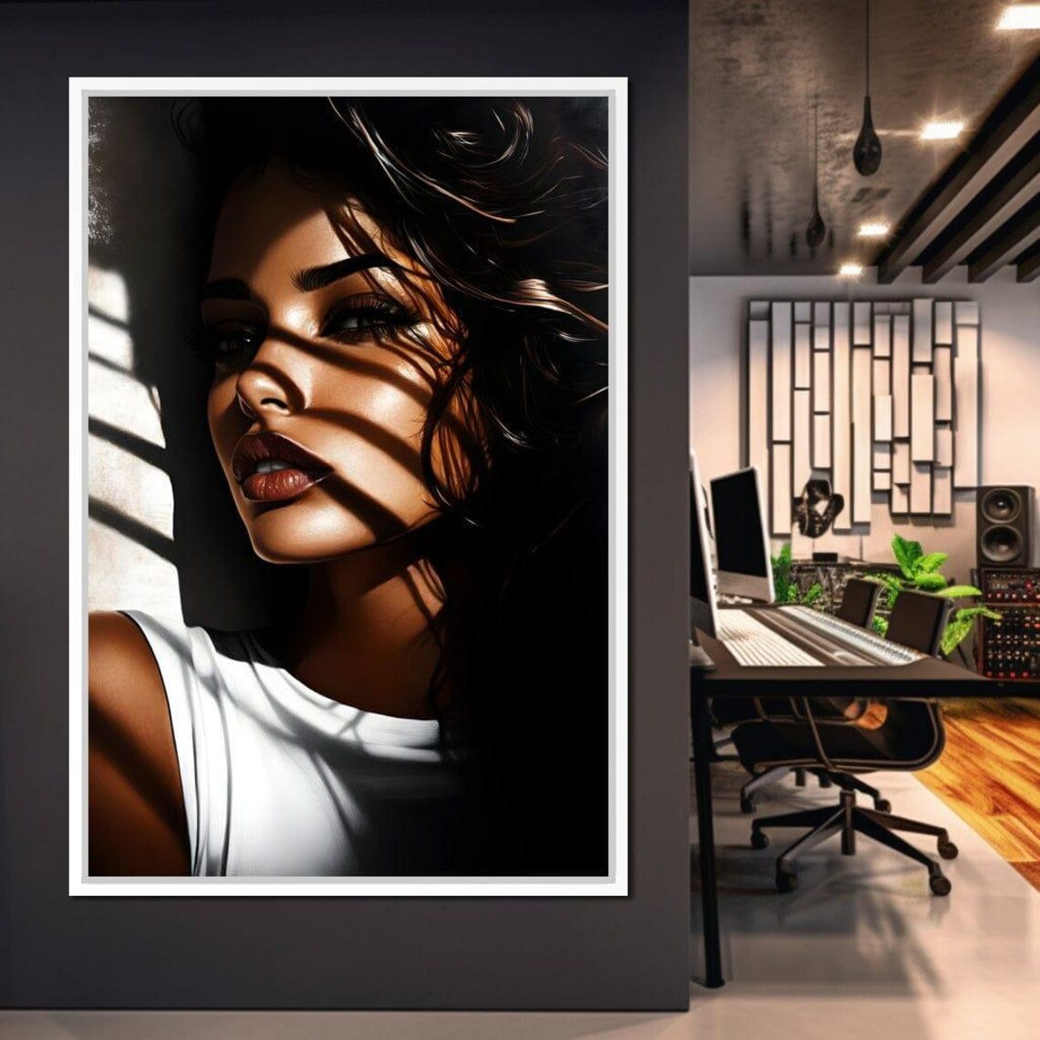 Shadowed Elegance Poise, Modern Home Decor - Image 2
