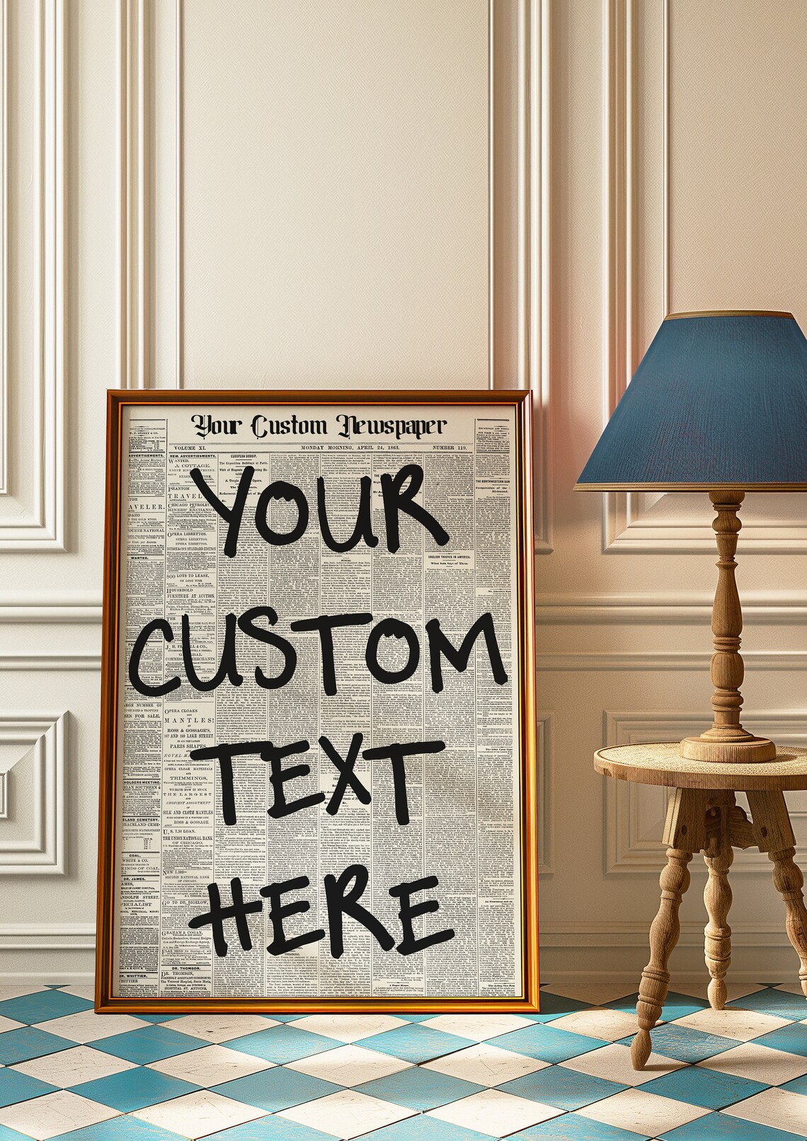 Custom Newspaper Print, Retro New York Times Poster - Image 2