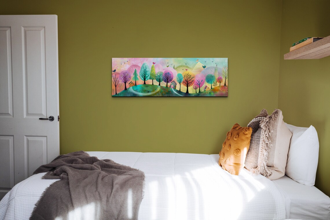 Mystical Forest Children's Nursery Art Print - Image 3