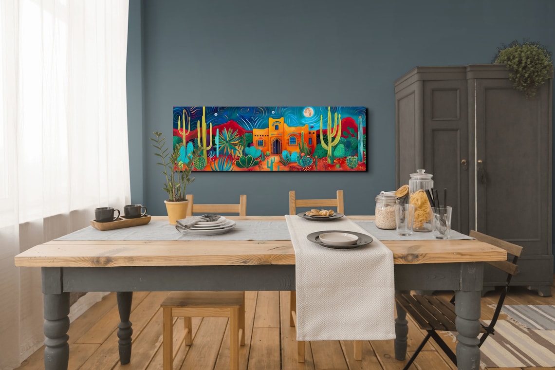 Southwest Desert Watercolor Art Print, Cactus Art - Image 5