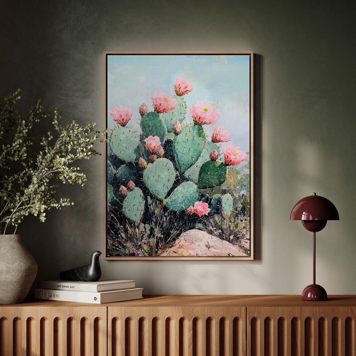 Cactus Bloom Art Print, Southwest Nature Decor - Image 7
