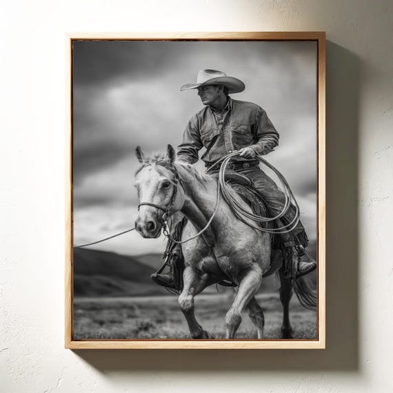 Cowboy On The Open Range