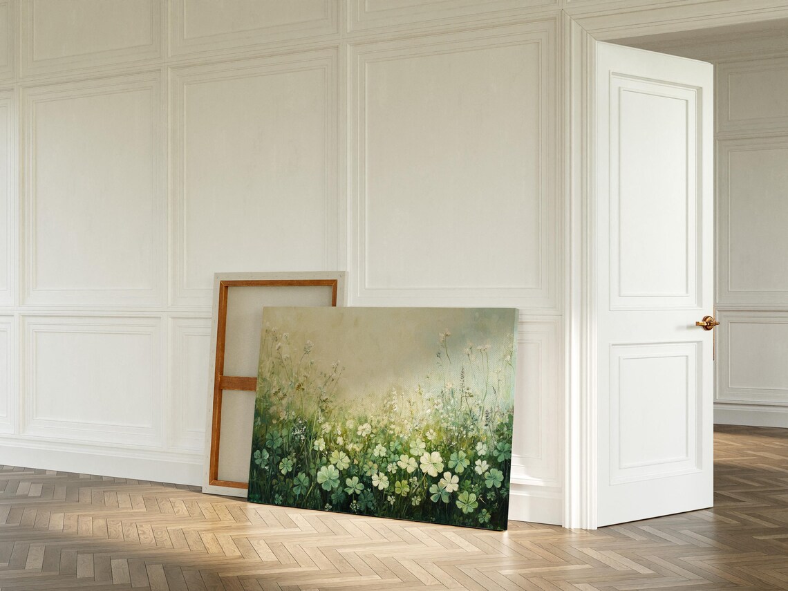 Wildflower And Clover Field Wall Art Print - Image 5