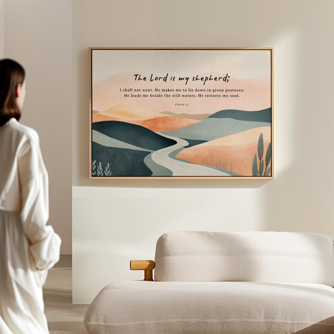 Psalm 23 The Lord Is My Shepherd, Bible Verse - Image 3