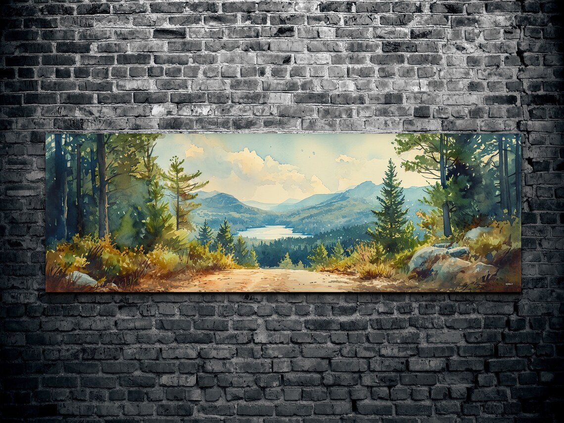 Acadia National Park, Mid-Century Modern Landscape Art Print - Image 2