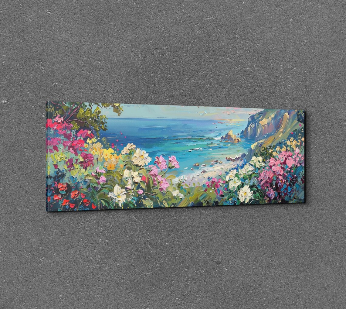 California Beach Flower Botanical Wall Art Print - Image 3