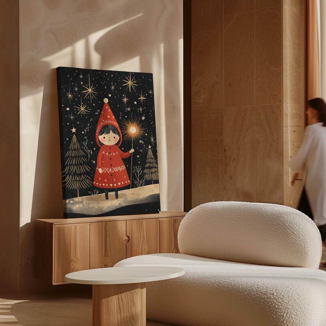 Rustic Christmas Farmhouse Wall Art Print - Image 7