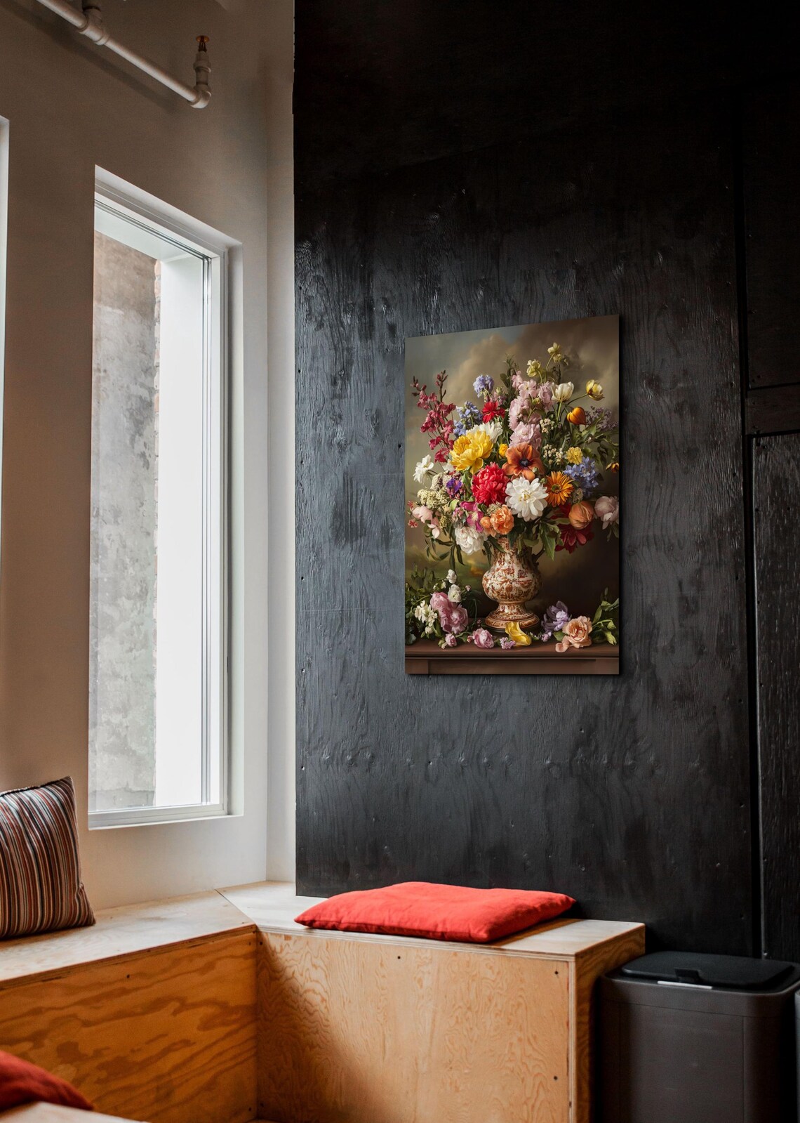 Dutch Style Floral Bouquet Ornate Vase Classic Still Life Poster - Image 5