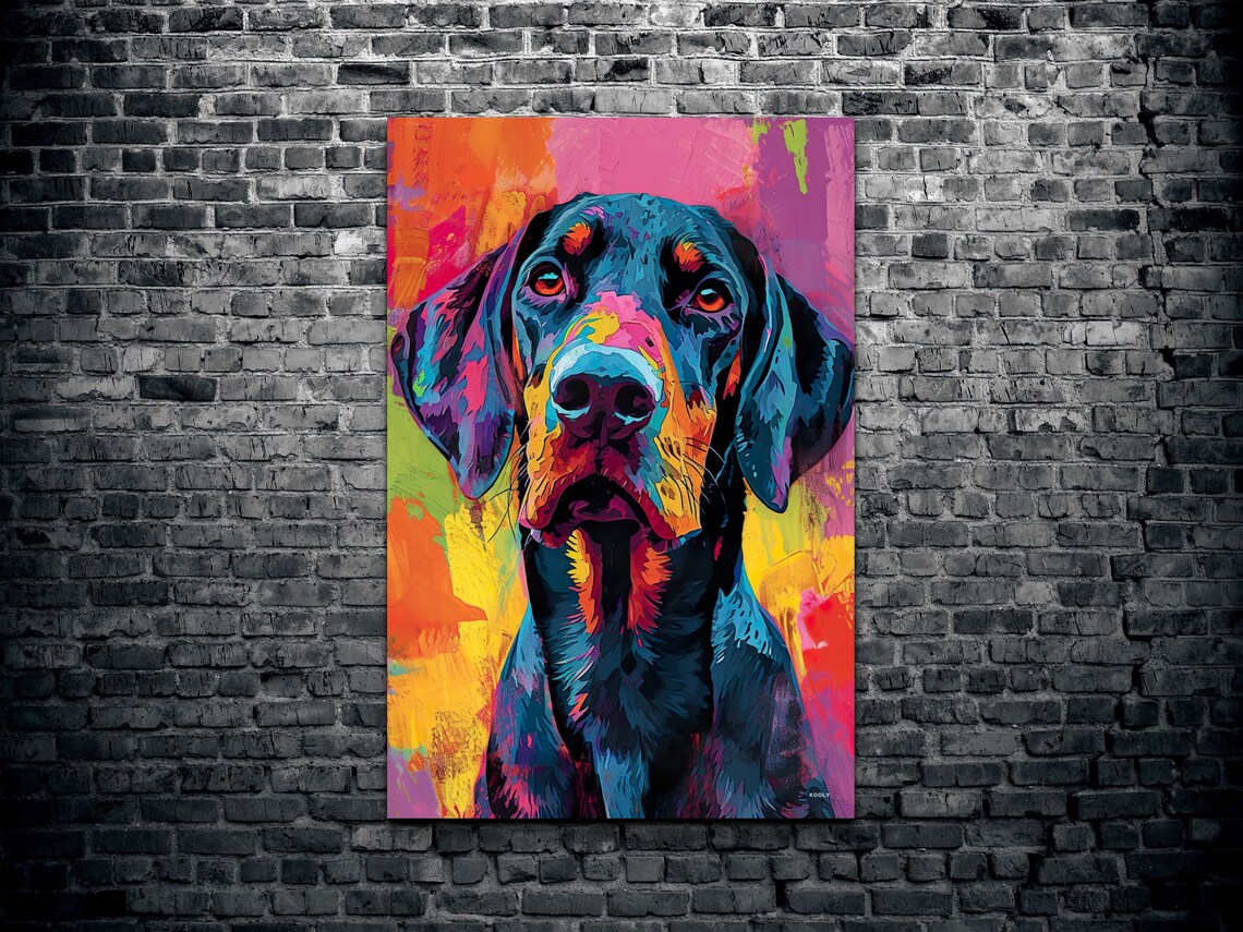 German Shorthaired Pointer Pop Art Poster - Image 2