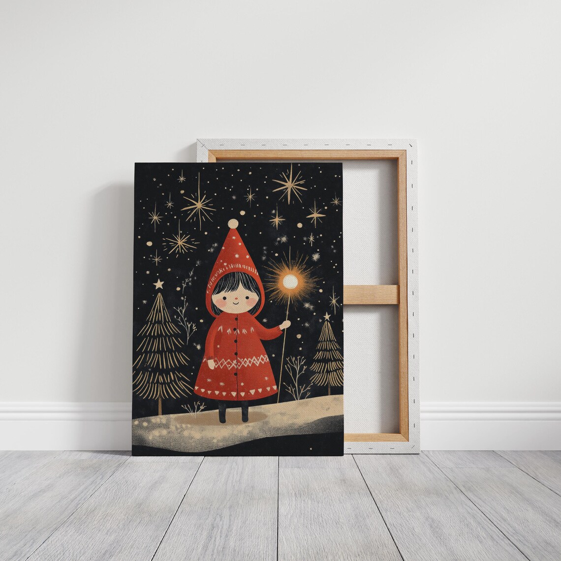 Rustic Christmas Farmhouse Wall Art Print - Image 5