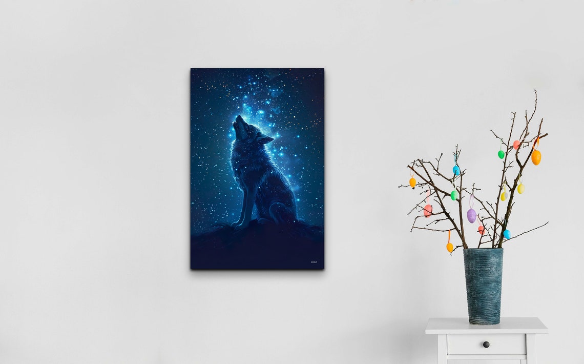 Constellation Wolf Wall Art - Image 5