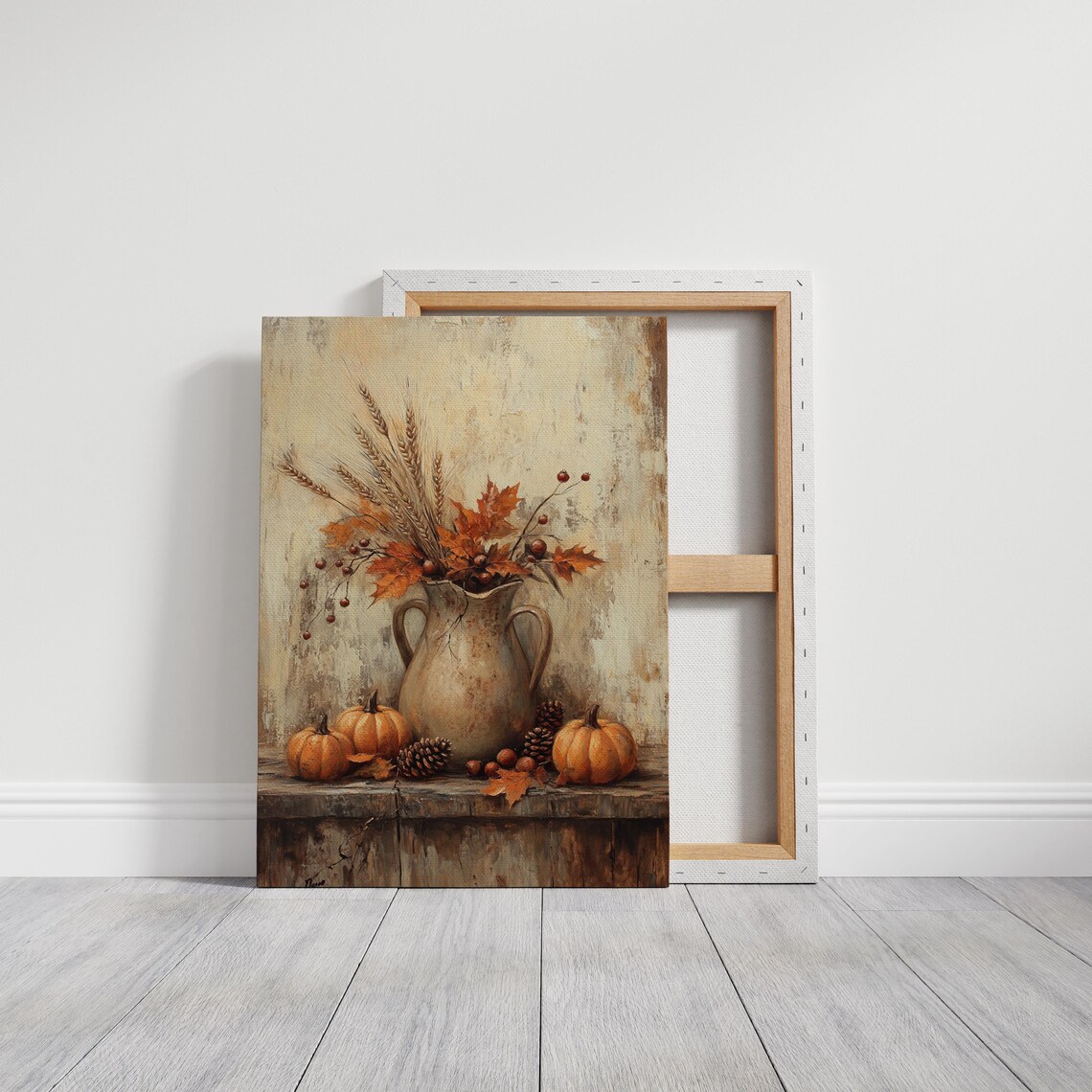 Rustic Fall Vase Art, Farmhouse Thanksgiving Print - Image 7