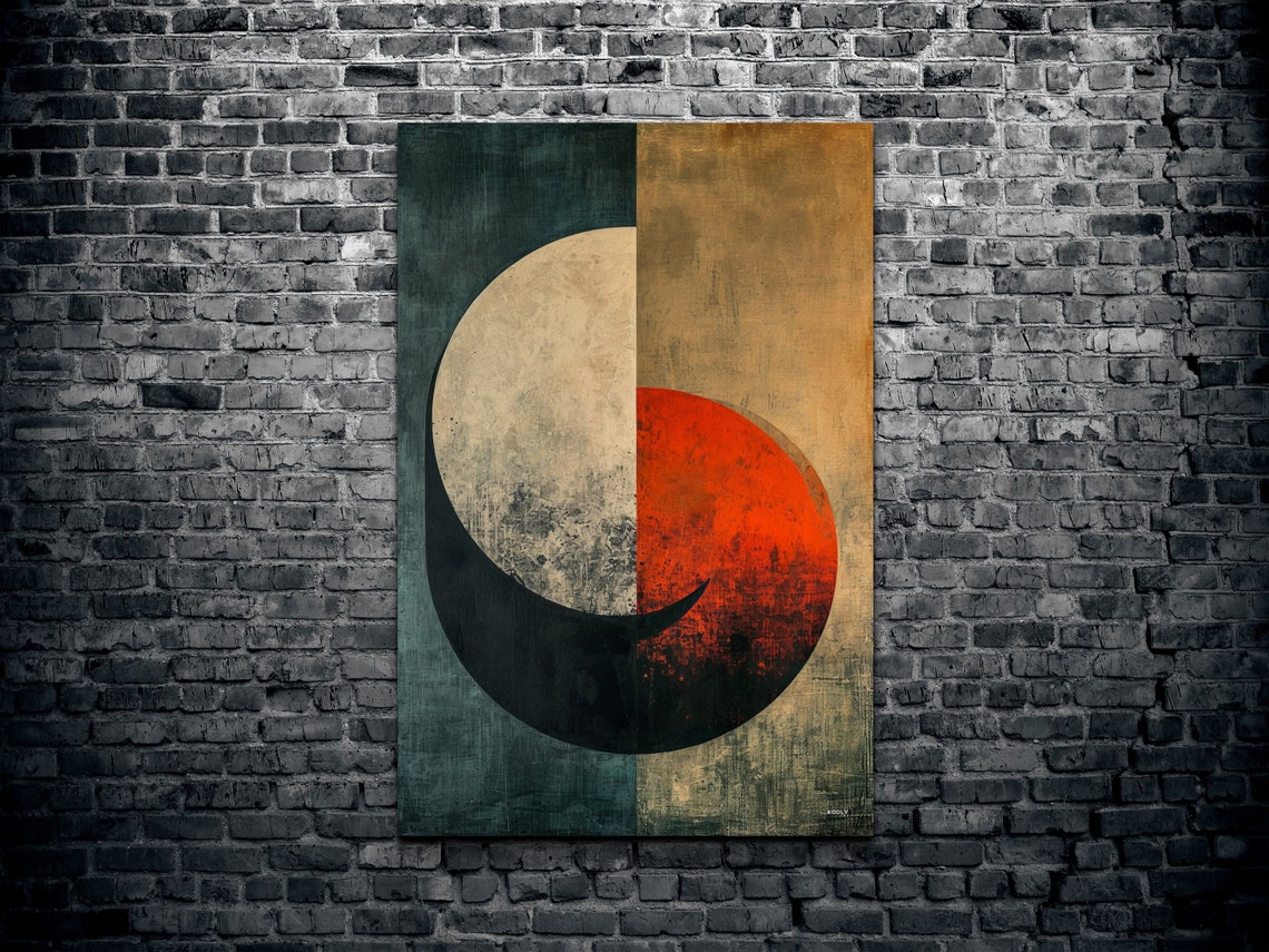 Mid Century Modern Moon Art Print - Image 2