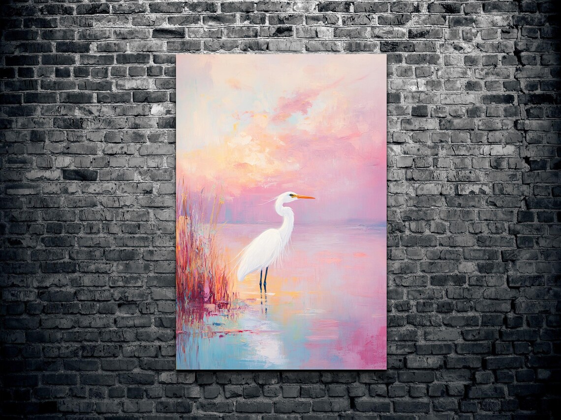 Watercolor Blue Herron Art, Nature Watercolor - Image 2