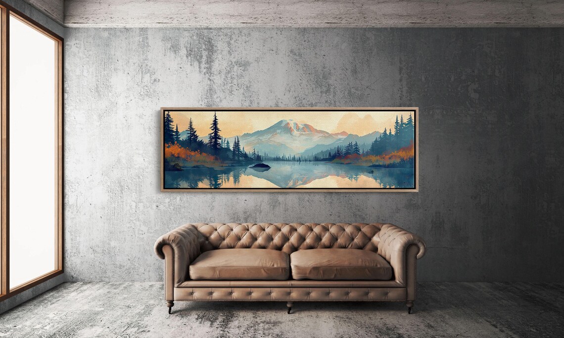 Mount Rainier Mid-Century Modern Travel Poster - Image 4