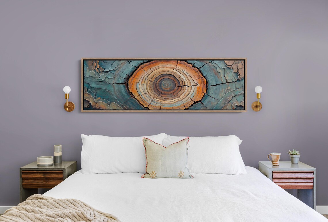 Rustic Tree Ring Art, Nature-Inspired Wall Decor - Image 5