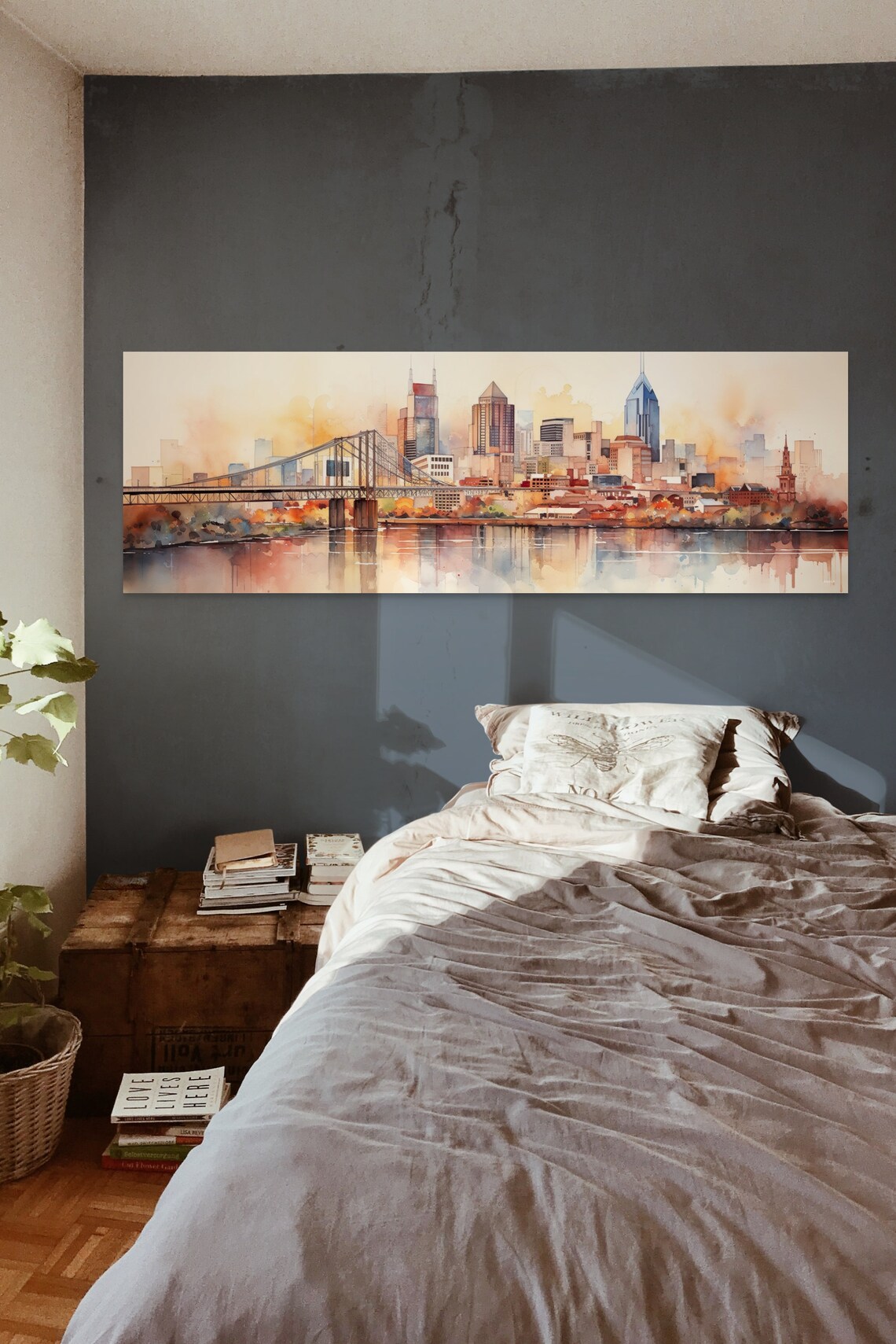 Nashville Skyline Panoramic Poster Print - Image 6