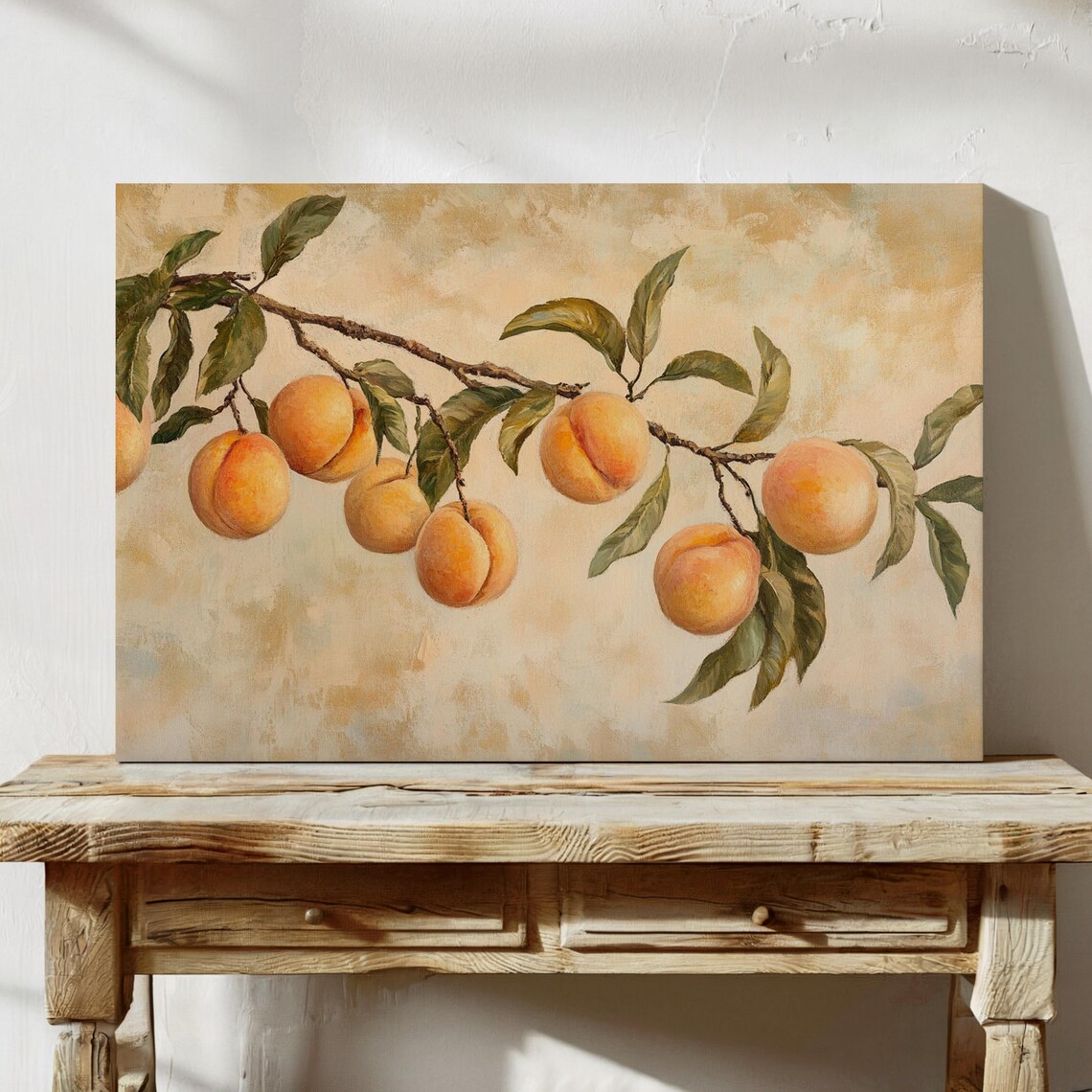 Rustic Peach Branch Art Print, Farmhouse Kitchen Decor - Image 6