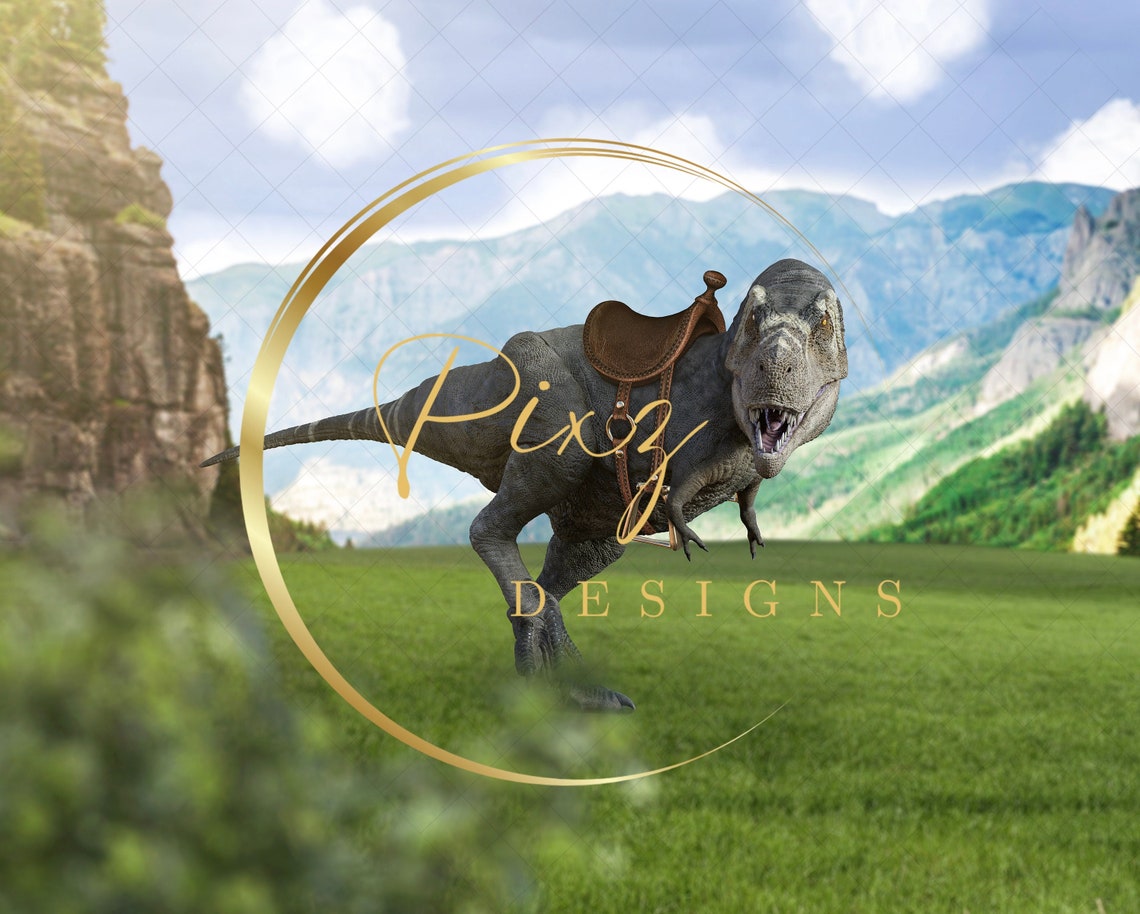 Dinosaur Backdrop, T-Rex Background - Image 2