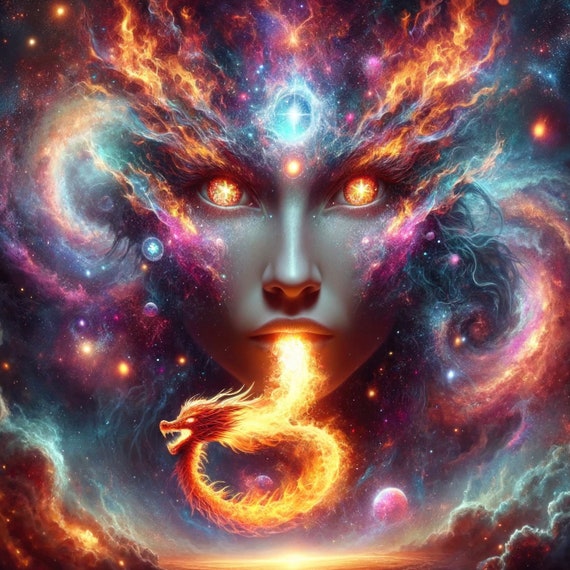 Breath Of The Dragon Fantasy Art Print