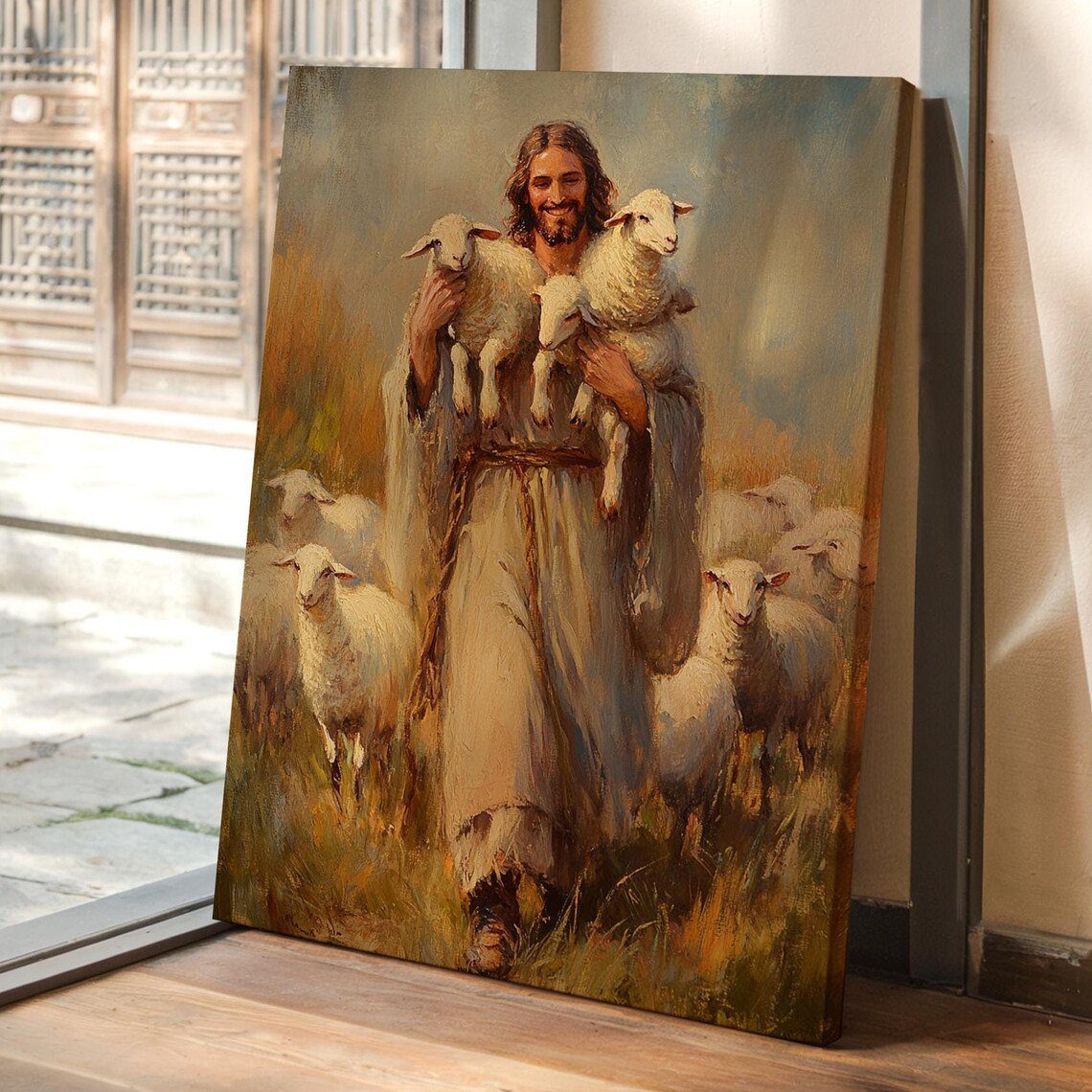 Jesus The Good Shepherd, Inspirational Christian Art