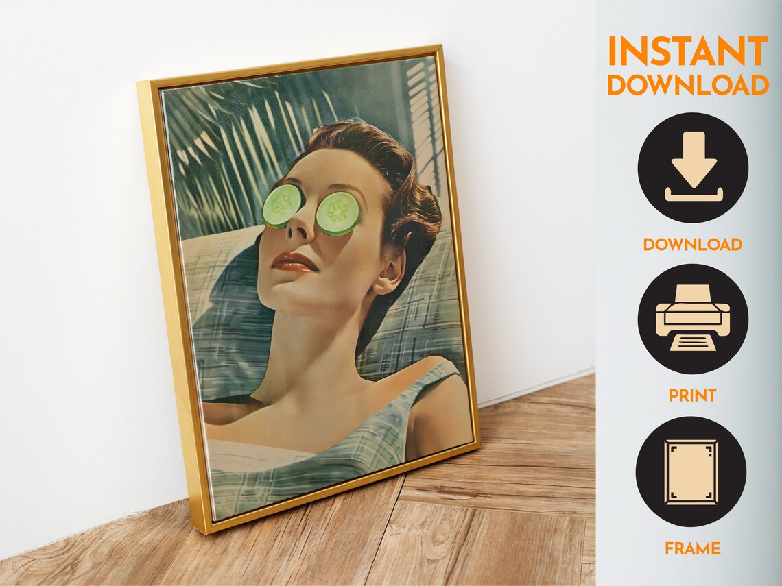 Spa Retro Poster, Beauty Salon Wall Art Print - Image 6