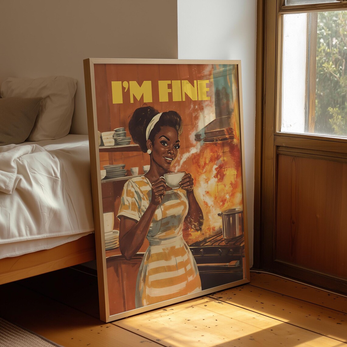 Im Fine Quirky Kitchen Art for Break Rooms