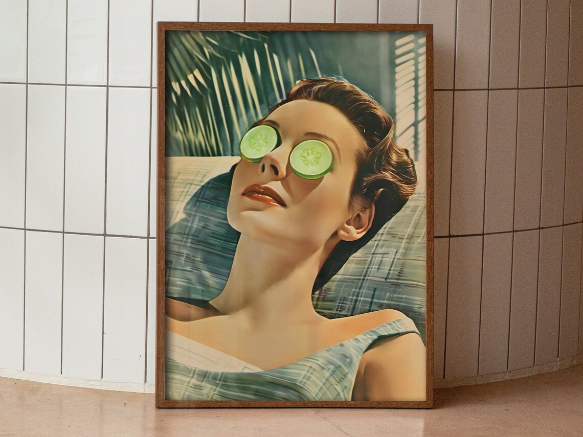 Spa Retro Poster, Beauty Salon Wall Art Print - Image 2