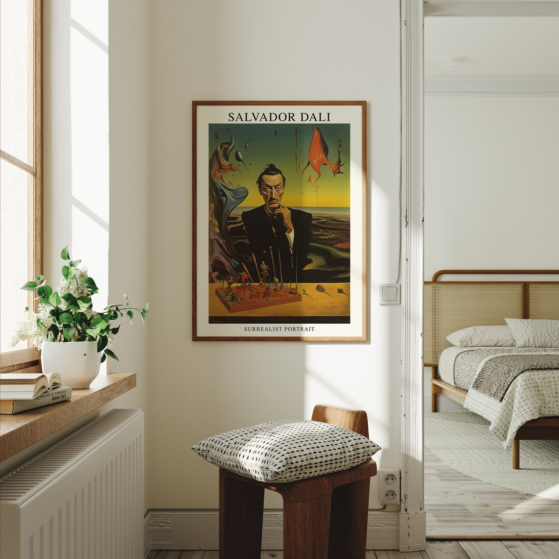 Salvador Dali Surrealist Portrait Artist With Mustache Poster - Image 2