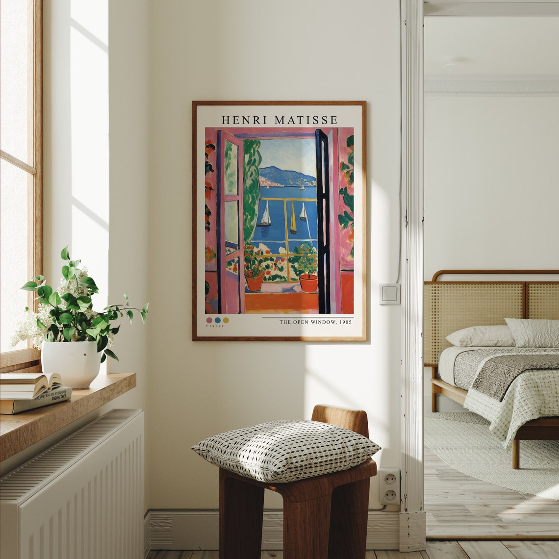 Henri Matisse The Open Window 1905 Harbor Sails Fauvist Poster - Image 2