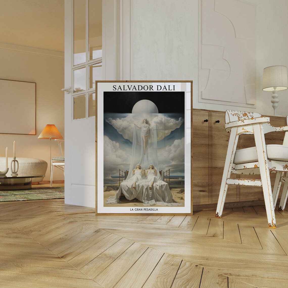 Salvador Dali Nightmare Surrealism Art Print