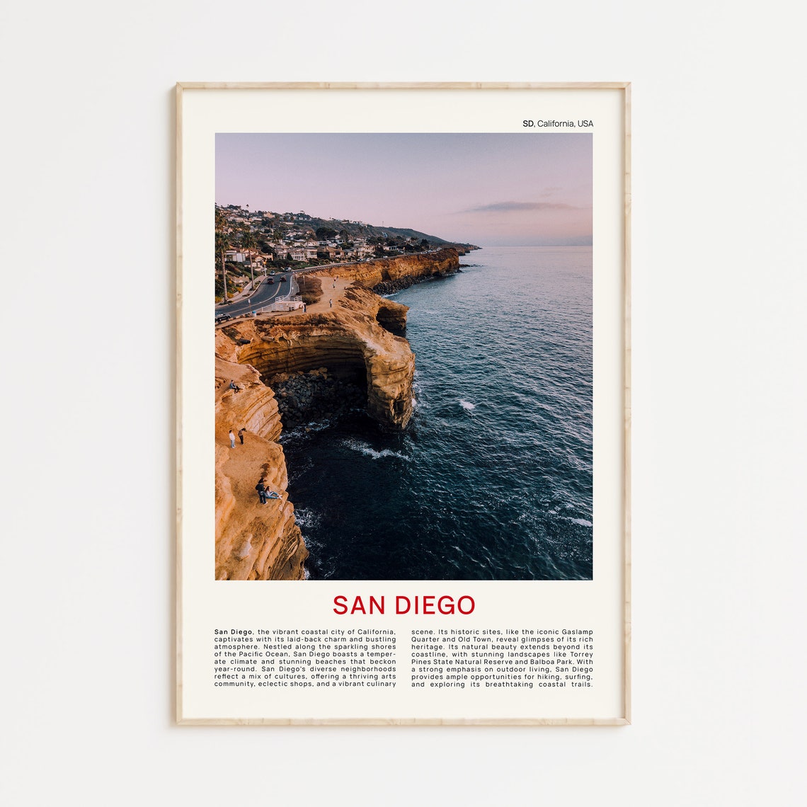 San Diego Print Film Photo San Diego Wall Art San Diego Poster San Diego Photo San Diego Poster Print California Wall Decor Usa Poster