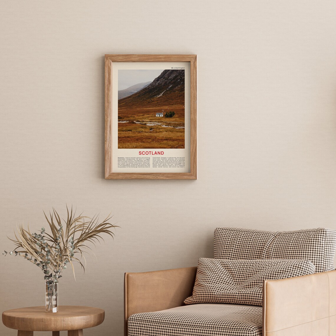 Scotland Travel Poster, United Kingdom Wall Art - Image 3
