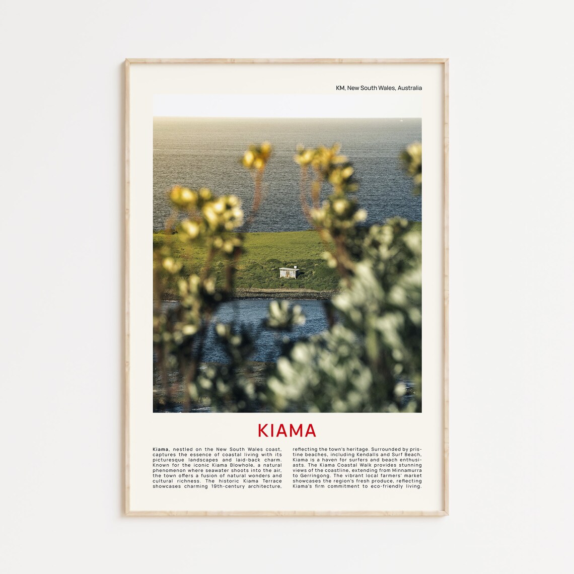 Kiama Print Film Photo Kiama Wall Art Kiama Poster Kiama Photo Kiama Poster Print Australia Wall Decor Australia Poster Kiama Nsw
