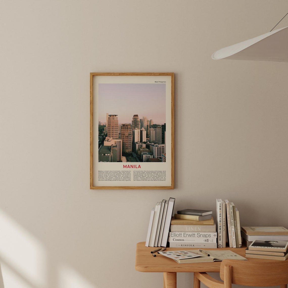 Manila Philippines Downtown Skyline Sunset Cityscape Photo Poster - Image 2